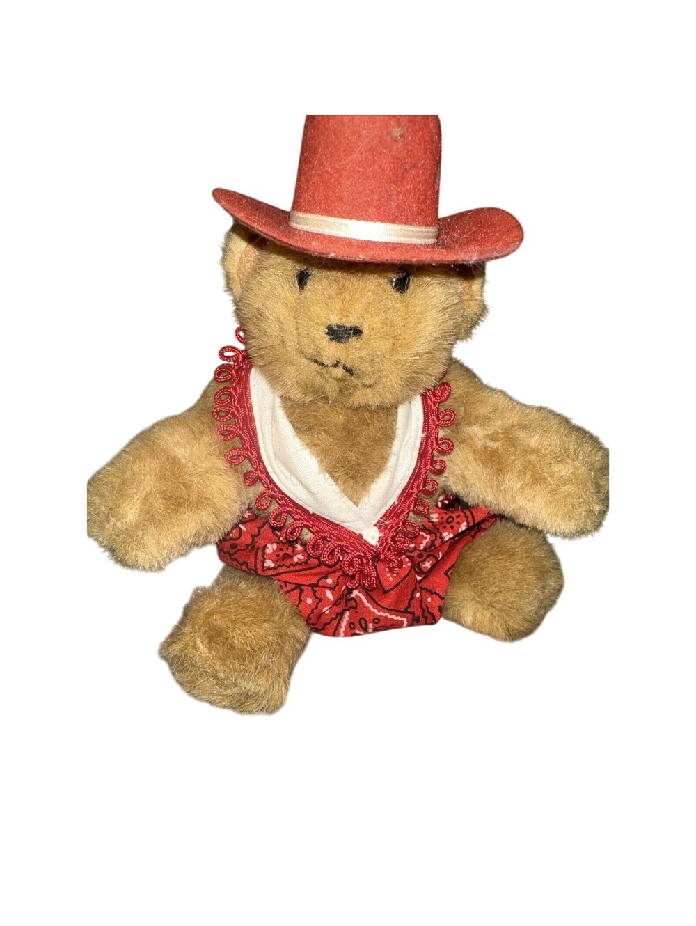 The Bialosky Treasury Nutmeg 2 II Teddy Bear Girl Jointed 8" '95 Red Hat SOCIETY